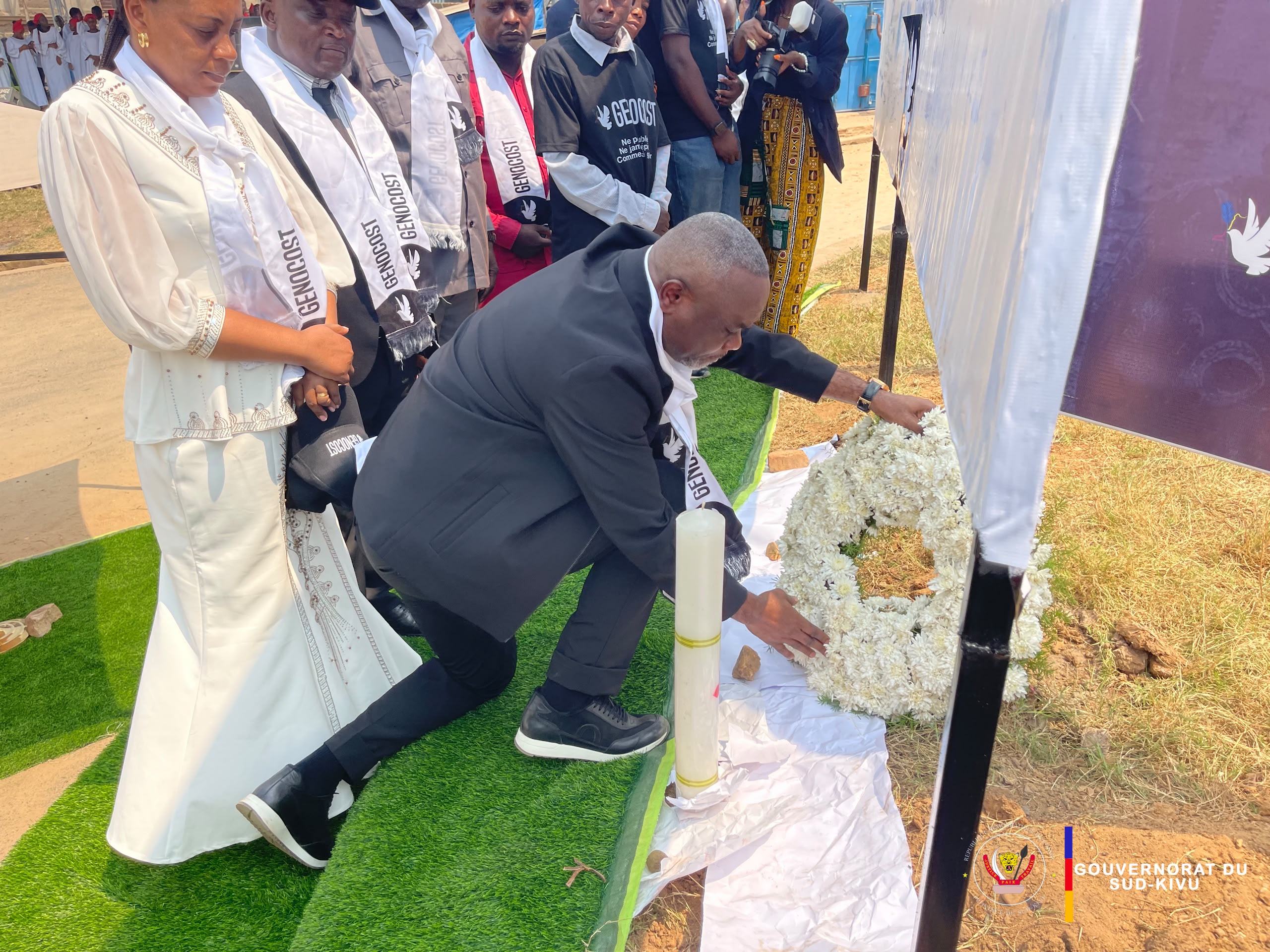 Le Vice-Gouverneur et Gouverneur intérimaire Me Jean-Jacques Elakano M'Yewa préside la cérémonie officielle du GENOCOST 2026 à Uvira