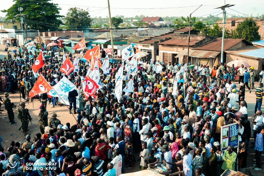 Population de Sange venue accueillir la d&eacute;l&eacute;gation provinciale le 12 mai 2026