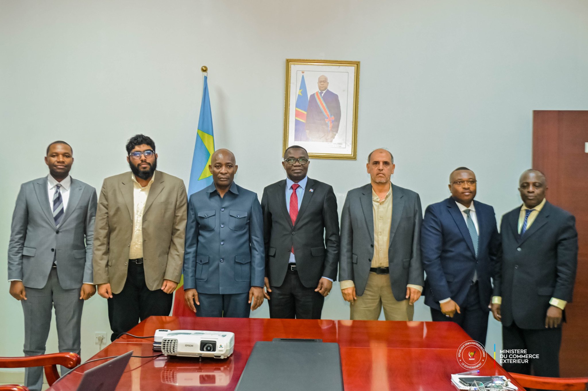 Le Gouverneur Jean-Jacques Purusi reçu par le Ministre du Commerce Extérieur Julien Paluku à Kinshasa